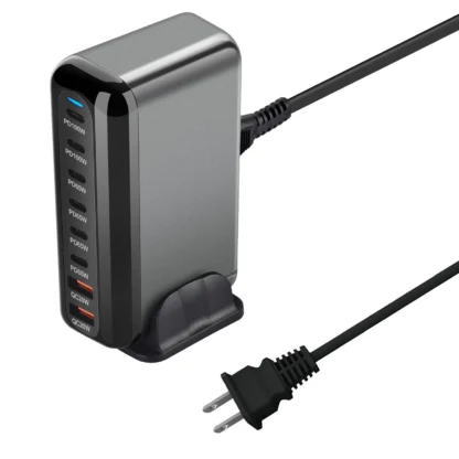 8-port 500W GaN Desktop Charger USB Type C PD Charger USB 3.0 Fast Mobile Charger For Samsung S24 Xiaomi iPhone16 15 pro - Image 7