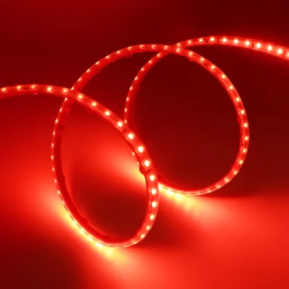 AC220V LED Strip Lights EU UK Plug SMD2835 120LEDs/m Waterproof Lamp With Adhesive Tape Warm/Natural/Cool White Red Blue Yellow - Image 8