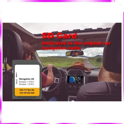 N98R Navigation Card SD Card VW Discover Media 2025 Sat Nav AS V21 Map UK Europe 32GB - Image 3