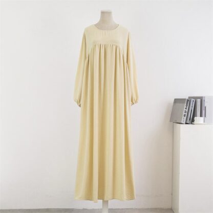 Spirng Autumn Full Sleeve Casual Plus Size Dress Women Loose Maxi Dresses Female Oversize Long Dresses Vestidoes Fit 120KG - Image 24