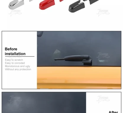 JIDIXIAN fit for Ford Bronco Sport 2021 2022 2023 2024 Car Rear Windshield Wiper Decoration Cover Exterior Accessories - Image 11