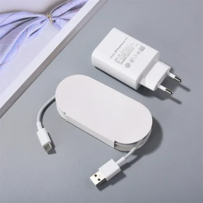 For Vivo 44W EU/US FlashCharge Fast Charger Power Adapter 1M USB Type C Cable For VIVO X80 X70 X60 X50 Pro T1 V21 V23 V25 - Image 2