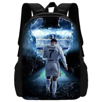 Football CR7 Child School Backpack With Shoulder Bag Pencil Bags School R-Ronaldos Bags for Boys Girls Best Gift - Image 9