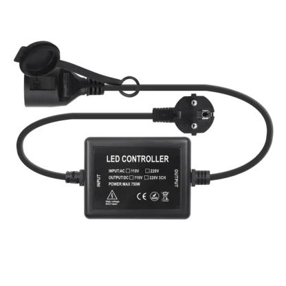 AC 110V 220V 240V LED Dimmable Controller 750W Christmas Outdoor String Lights Bulb Adjust Bright 23Keys Remote EU US UK AU Kit - Image 24