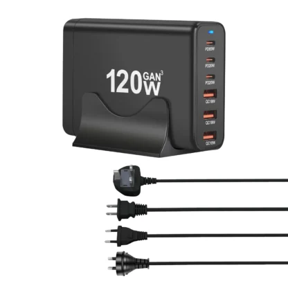200W GaN Charger 6 Ports USB Type C PD Charger Quick Charge 3.0 USB Type C Quick Charger Mobile Phone USB Charger - Image 17