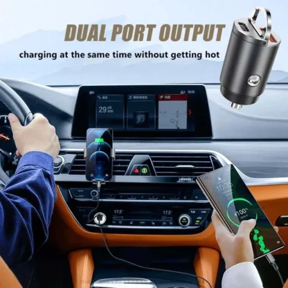 Mini Stealth Car Adapter QC 4.0 3.0 Quick Charge Type C PD Charger 30W PD+QC/PD+PD Car Charger For iPhone 12 13 Huawei Xiaomi - Image 16