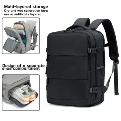 Women's Backpack Travel Suitcase Cabin Bag Aircraft Ryanair 40x20x25 Airplane Travel Bag Men Laotop Backpack Wizzair Carry On - Image 7