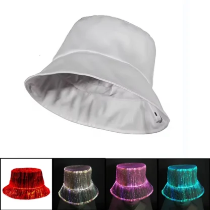 Fashion LED Light Fiber Optic Glowing Baseball Cap Bar Dance Glowing Hip Hop Couples Outdoor Wear Performance Props - Image 9