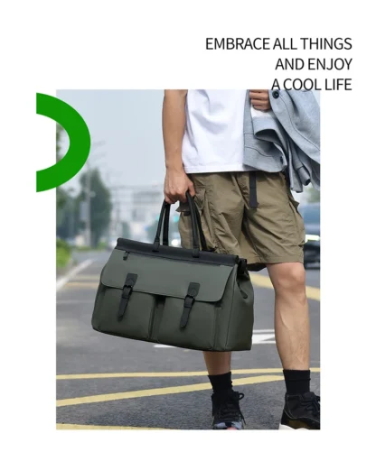 Outdoor Travel Duffel Bag Dry Wet Business Trip Short Distance Luggage Handbag Large Storage Commuting Men Hiking Shoulder Bags - Image 24