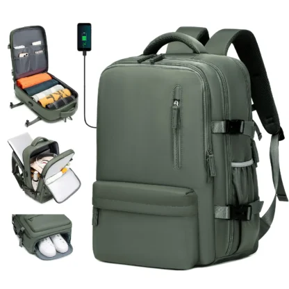 Customized commuting large capacity backpack with dry and wet separation storage, mommy travel bag, short distance business trip