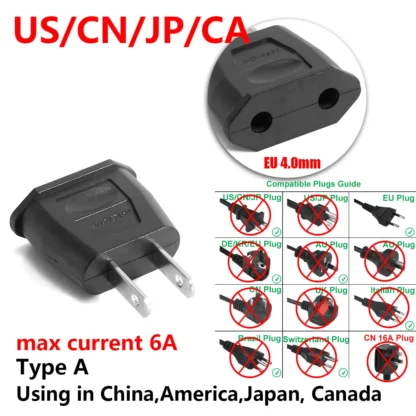 UK CN Japan JP US Brazil Plug Adapter Europe EU To US American Chinese Japan Travel Adapter Electrical Plug Power Sockets Outlet - Image 27