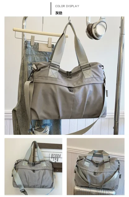 Large Capacity Oxford 2024 High Quality Travel Handbag Zipper Solid Trendy Casual Crossbody Bag Soft Versatile Popular Handbag - Image 20