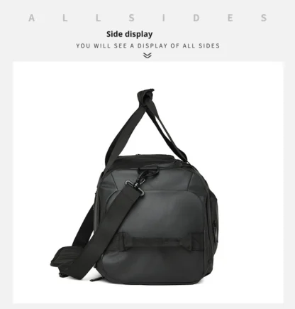 Gym Travel Bag, Large Capacity Dry Wet Separation Sports Training Bag, Multifunctional Business Travel Backpack - Image 15