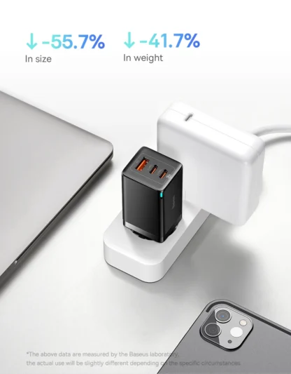 Baseus 65W GaN Charger Quick Charge 4.0 3.0 Type C PD USB Charger Portable QC4.0 3.0 Fast Charger For Laptop IPhone14 13 - Image 14