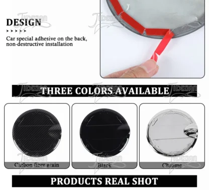 JIDIXIAN Car Exterior Fuel Tank Cap Decoration Cover for Dodge Nitro for Jeep Liberty 2007-2012 for Grand Commander 2006-2010 - Image 14