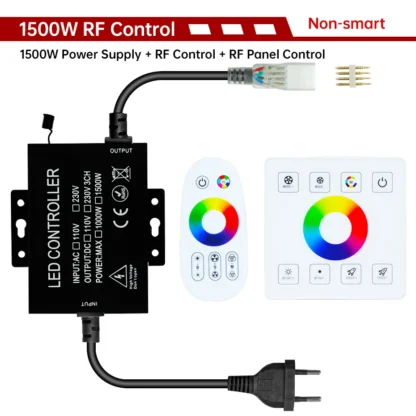Tuya WiFi RGB Dimmer 220V 750W 1500W EU/AU/UK Power Plug RF Remote Controller for SMD2835/5050 4Pin LED Neon Strip Light - Image 20