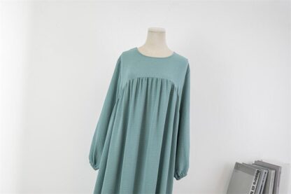 Spirng Autumn Full Sleeve Casual Plus Size Dress Women Loose Maxi Dresses Female Oversize Long Dresses Vestidoes Fit 120KG - Image 15