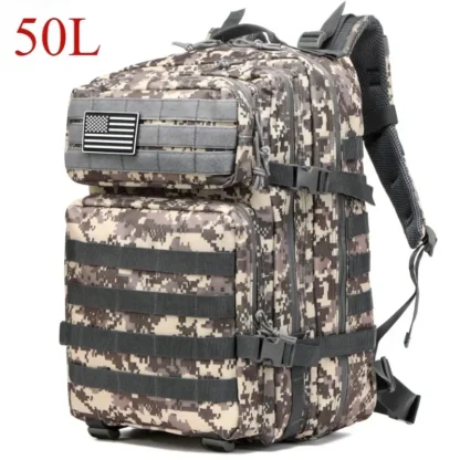 25L/50L Tactical Backpack Molle Bag Outdoor Bags Backpack for Hiking Camping Trekking Hunting Fishing GYM Bags Backpacks - Image 17