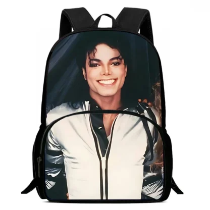 Michael Jackson Kids Backpacks Boys and Girls Student Birthday Gift Child School Bags Large Capacity Camping Durable Rucksack - Image 10