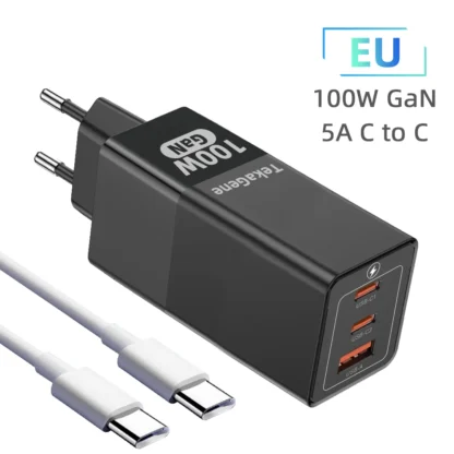GaN Charger 100W USB Type C PD Fast Charger with Quick Charge 4.0 3.0 USB Phone Charger For MacBook Laptop Samsung Xiaomi - Image 12