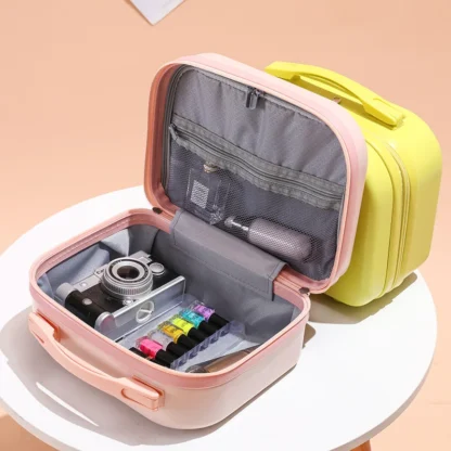 14 Inch Travel Portable Solid Color Lightweight Small Hard Makeup Box New Style Student Lightweight Boarding Luggage - Image 4