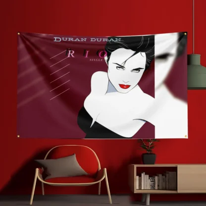 3x5 Ft Duran Duran Band Concert Flag Polyester Printed Flags Banner Tapestry for Room Garage Decor Concert Flag - Image 15