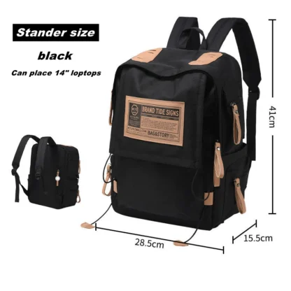 Travel Backpack Airplane Large Capacity Multi-Function Lightweight Oxford Waterproof College Casual Bag Notebook Bagpacks - Image 11