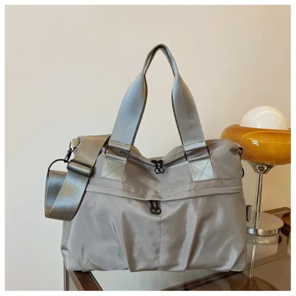 Large Capacity Oxford 2024 High Quality Travel Handbag Zipper Solid Trendy Casual Crossbody Bag Soft Versatile Popular Handbag - Image 24