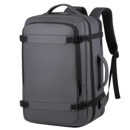 40LExpandable USB Travel Backpack, Flight Approved Carry on Bags for Airplanes,Water Resistant Durable 17-inch backpack men - Image 12
