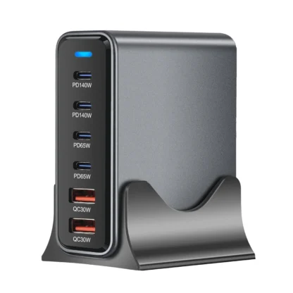470W 6-Port GaN Desktop Charger 4C2A USB-C PD Fast Charge for Phone 16 15 Xiaomi Samsung S24 S23 Huawei Tablets & Laptops - Image 6