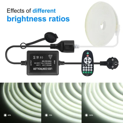 AC 110V 220V 240V LED Dimmable Controller 750W Christmas Outdoor String Lights Bulb Adjust Bright 23Keys Remote EU US UK AU Kit - Image 11