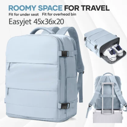 Easyjet Cabin Bag 45x36x20 Backpack Cabin Men Laptop Backpack Under Seat Travel Backpack School Storage Laptop Bag Multipurpose