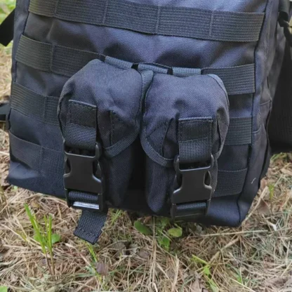 SYZM 50L Large Capacity Men Tactical Backpack Outdoor Rucksack Hiking Camping Hunting Sports Travel Bags with Bottle Holder - Image 5