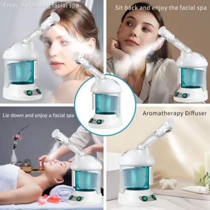 KSKIN Custom Hot Sale Face Mist Spray Portable Facial Steamer For Face Professional Ionic Facial Steamer - Image 5