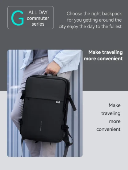MARK RYDEN Large Travel Backpack Men Multi-functional 39L Expandable Airline Approved 17.3inch Laptop Backpack Ykk Zipper - Image 11