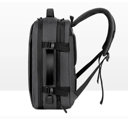 Classic Travel Backpack Men Business Backpack School Expandable USB Bag Large Capacity Laptop Waterproof Fashion Backpack - Image 25