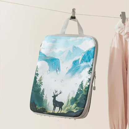 5Pcs/Set Travel Organizer Set Zipper Storage Bag Large Capacity Bag Compressible Underwear Suitcase Luggage Packing Cubes - Image 26