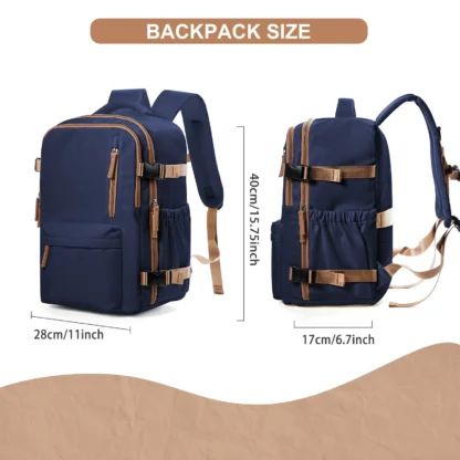 Men Travel Backpack  Airplane Bag Hand Luggage Wizzair 40x30x20 Carry-Ons Laptop Backpack Women Cabin Bags, School Backpacks - Image 3