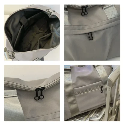 Large Capacity Oxford 2024 High Quality Travel Handbag Zipper Solid Trendy Casual Crossbody Bag Soft Versatile Popular Handbag - Image 18