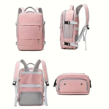 Waterproof Backpack Large Capacity Multifunction Travel Backpack With Shoe Storage Multilayer - Image 2
