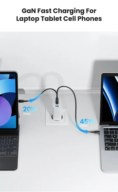 67W GaN Charger PD3.0 QC3.0 Type C Fast Charging for IPhone 15 14 Xiaomi USB Type C Charger for Samsung S23 Ultra Macbook Tablet - Image 13