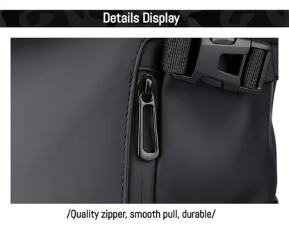 New Shoulder Bag Men's Senior Sense of Business Computer Outdoor Leisure Rolled Edge Travel Backpack Fashion Commuting - Image 16