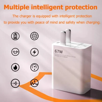 Original Xiaomi 67W Charger Fast Charging Cargador USB C Cable EU US Wall Adapter Redmi Note 14 13 12 Mi 14T 13 12 Turbo Poco X6 - Image 21