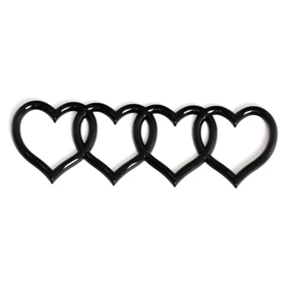 Car Love Heart Logo Sticker Rear Trunk Tail Label Badge Emblem Decal For Audi Q7 A7 A6 S3 S4 A5 A4 B5 B6 B7 B8 C6 C7 A3 Q3 Q5 TT - Image 23