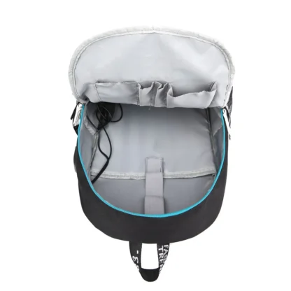 New York City Police Department Rucksack Bag w/ USB Fashion Port and Lock Teenagers Student School travel Shoulder Laptop Bag - Image 13