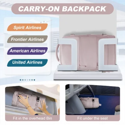 Women Men Travel Backpack , Cabin Bag Ryanair Hand Luggage 40x20x25 Travel Backpack College Bookbag Laptop Bag, eastpak rucksack - Image 2