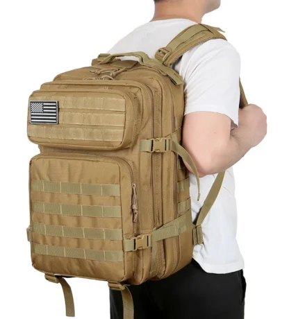 45L Tactical Backpack Molle for survival Assault Pack CCW 3 Day survival Bag Hiking Treeking Rucksack heavy duty backpack - Image 26