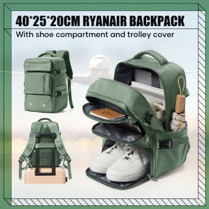 2025 New's Travel Backpack for Men Women Ryanair 40x20x25 Backpack Cabin Bags Carry-ons Business Laptop Backpack,Multifunctional - Image 8