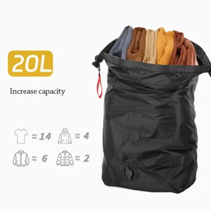 Reusable Vacuum Bags for Travel Waterproof Folding Vacuum Compression Bag Space Saver Dustproof Luggage Vacuum Storage Bag - Image 6