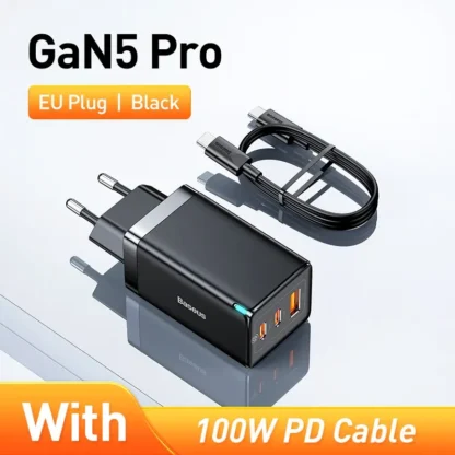 Baseus 65W GaN Charger Quick Charge 4.0 3.0 Type C PD USB Charger Portable QC4.0 3.0 Fast Charger For Laptop IPhone14 13 - Image 8